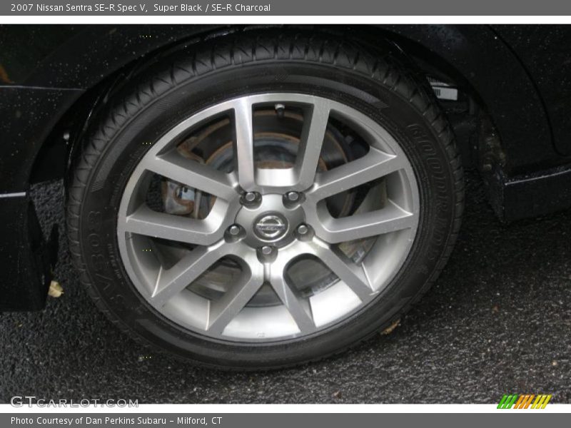 Super Black / SE-R Charcoal 2007 Nissan Sentra SE-R Spec V