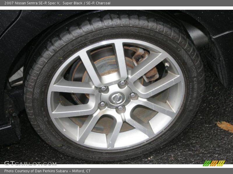 Super Black / SE-R Charcoal 2007 Nissan Sentra SE-R Spec V