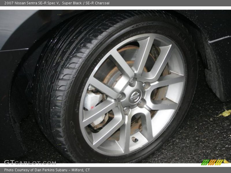 Super Black / SE-R Charcoal 2007 Nissan Sentra SE-R Spec V