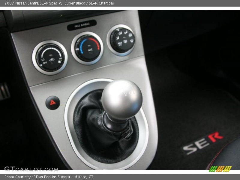 Super Black / SE-R Charcoal 2007 Nissan Sentra SE-R Spec V