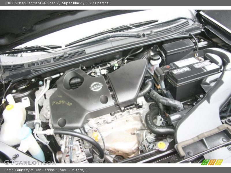 Super Black / SE-R Charcoal 2007 Nissan Sentra SE-R Spec V