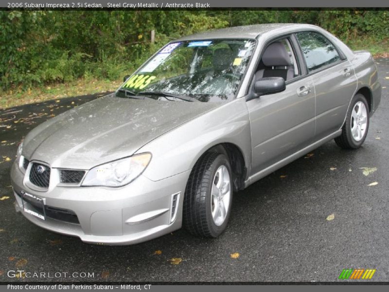 Steel Gray Metallic / Anthracite Black 2006 Subaru Impreza 2.5i Sedan