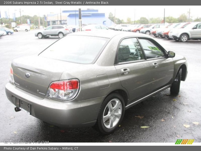 Steel Gray Metallic / Anthracite Black 2006 Subaru Impreza 2.5i Sedan