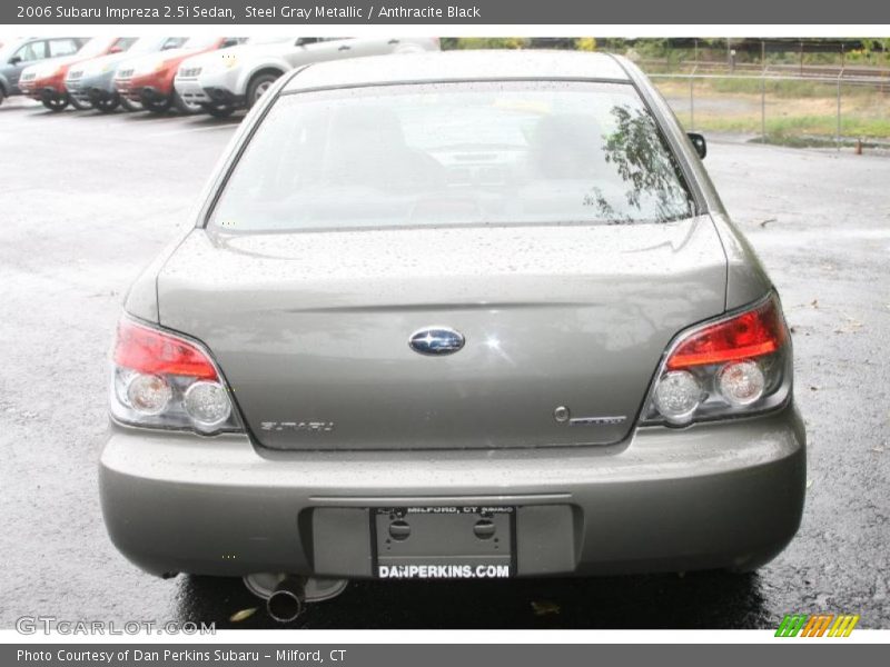 Steel Gray Metallic / Anthracite Black 2006 Subaru Impreza 2.5i Sedan