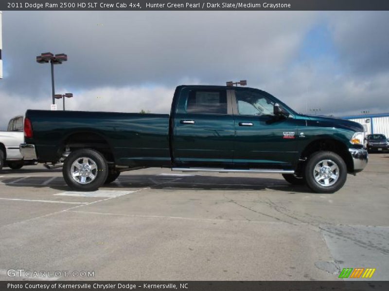 Hunter Green Pearl / Dark Slate/Medium Graystone 2011 Dodge Ram 2500 HD SLT Crew Cab 4x4