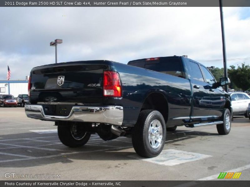 Hunter Green Pearl / Dark Slate/Medium Graystone 2011 Dodge Ram 2500 HD SLT Crew Cab 4x4