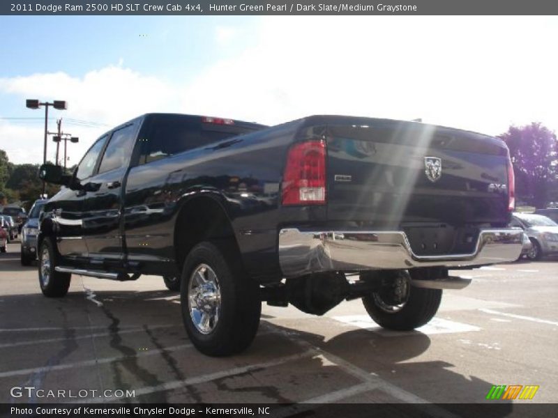 Hunter Green Pearl / Dark Slate/Medium Graystone 2011 Dodge Ram 2500 HD SLT Crew Cab 4x4