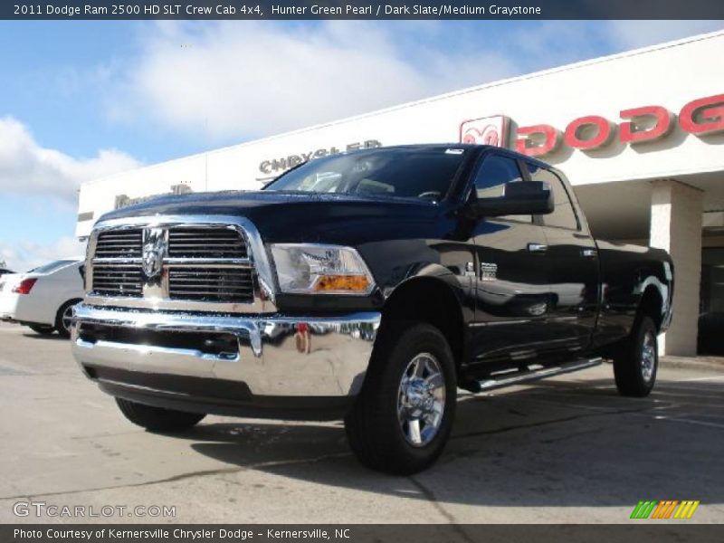 Hunter Green Pearl / Dark Slate/Medium Graystone 2011 Dodge Ram 2500 HD SLT Crew Cab 4x4