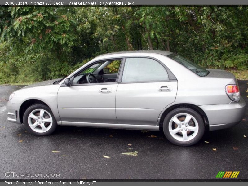 Steel Gray Metallic / Anthracite Black 2006 Subaru Impreza 2.5i Sedan