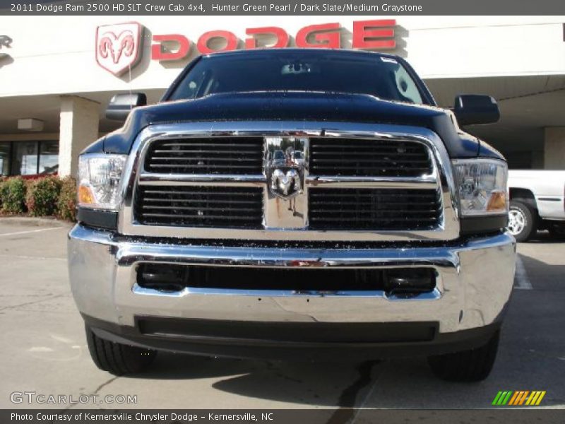 Hunter Green Pearl / Dark Slate/Medium Graystone 2011 Dodge Ram 2500 HD SLT Crew Cab 4x4