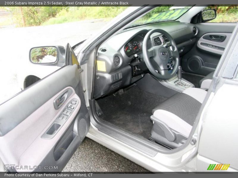 Steel Gray Metallic / Anthracite Black 2006 Subaru Impreza 2.5i Sedan