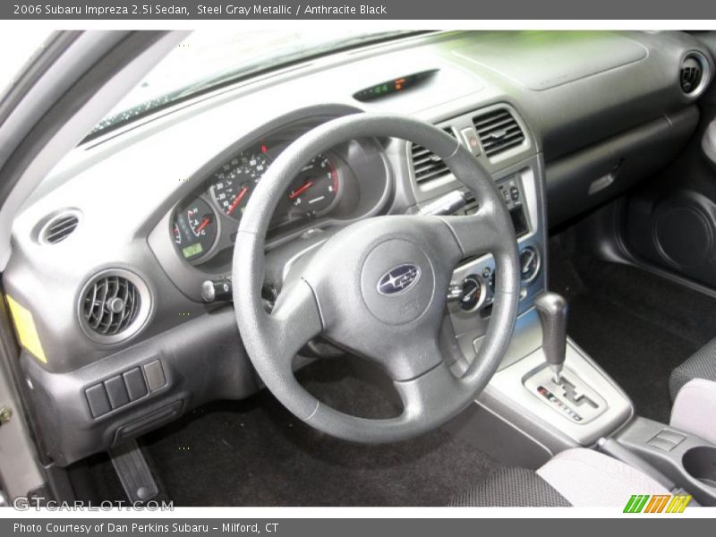 Steel Gray Metallic / Anthracite Black 2006 Subaru Impreza 2.5i Sedan