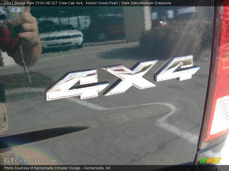 Hunter Green Pearl / Dark Slate/Medium Graystone 2011 Dodge Ram 2500 HD SLT Crew Cab 4x4