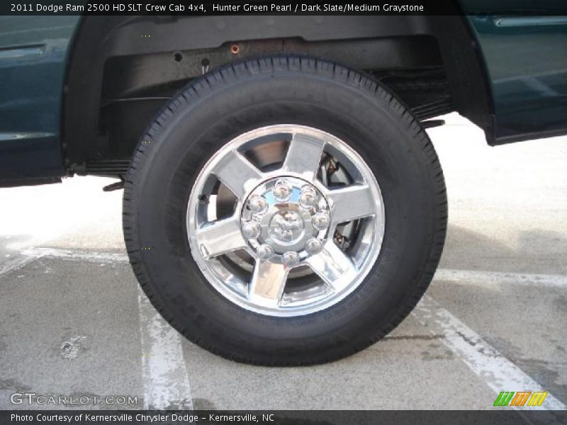 Hunter Green Pearl / Dark Slate/Medium Graystone 2011 Dodge Ram 2500 HD SLT Crew Cab 4x4