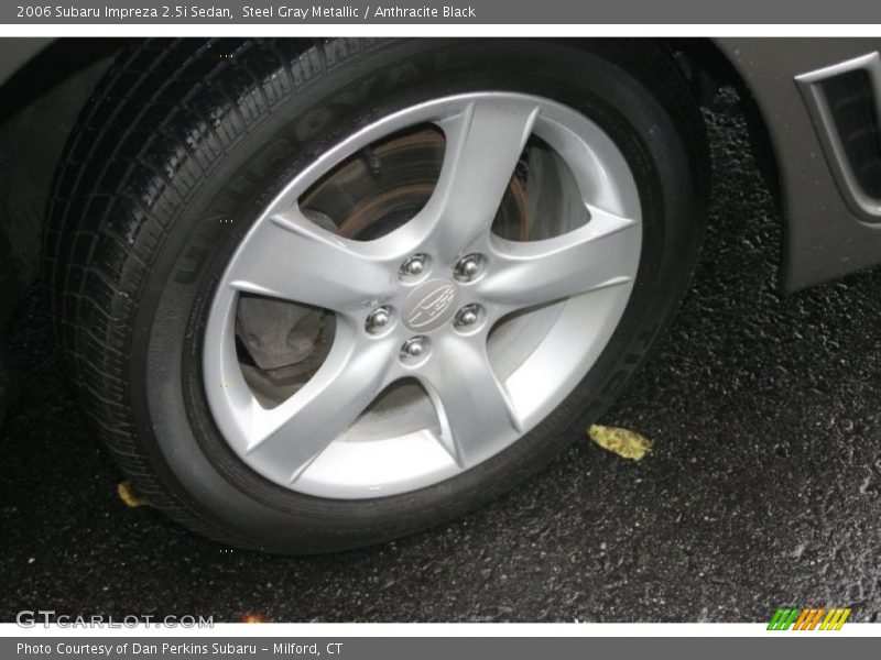 Steel Gray Metallic / Anthracite Black 2006 Subaru Impreza 2.5i Sedan