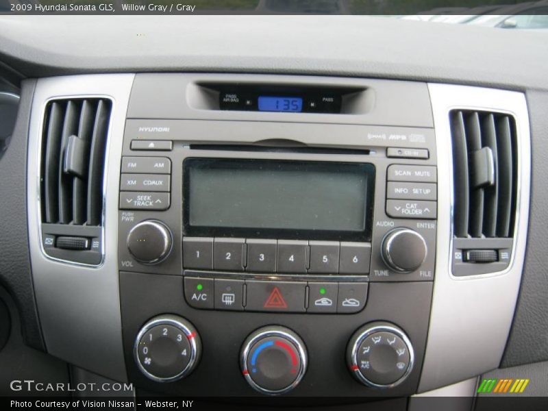 Willow Gray / Gray 2009 Hyundai Sonata GLS