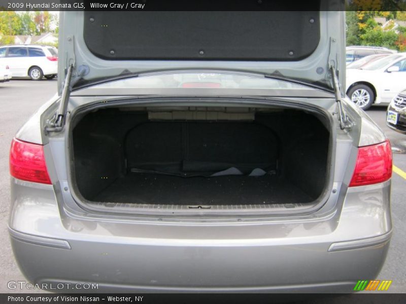 Willow Gray / Gray 2009 Hyundai Sonata GLS