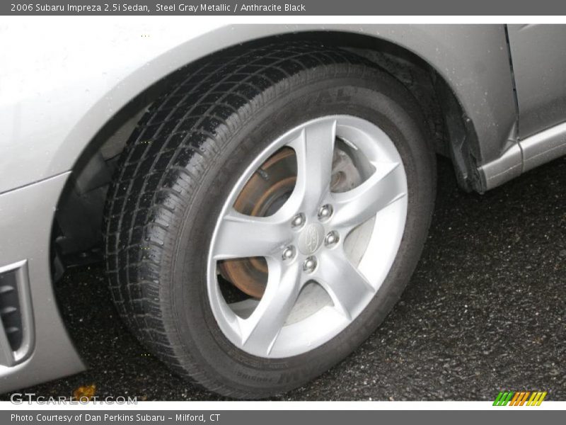 Steel Gray Metallic / Anthracite Black 2006 Subaru Impreza 2.5i Sedan