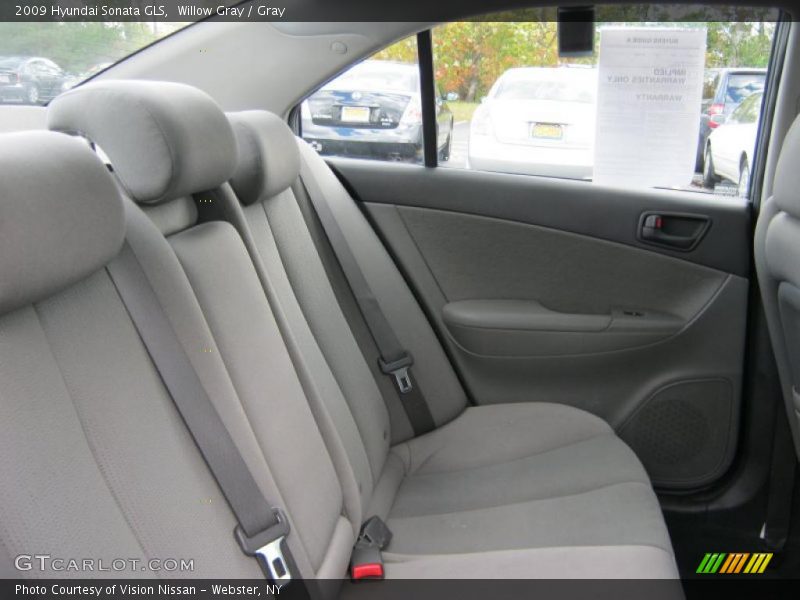 Willow Gray / Gray 2009 Hyundai Sonata GLS
