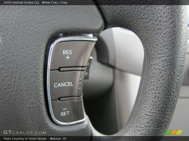 Willow Gray / Gray 2009 Hyundai Sonata GLS