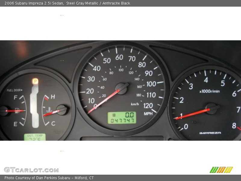 Steel Gray Metallic / Anthracite Black 2006 Subaru Impreza 2.5i Sedan