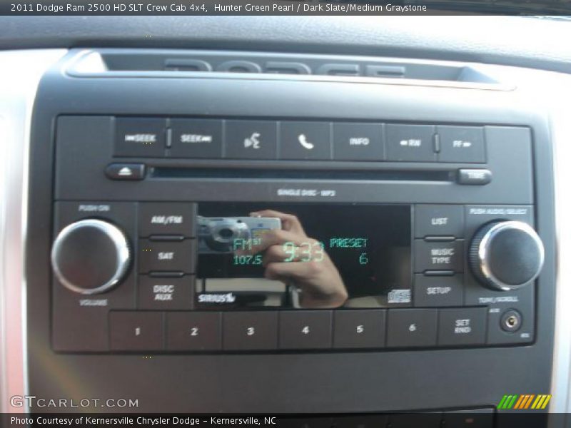 Hunter Green Pearl / Dark Slate/Medium Graystone 2011 Dodge Ram 2500 HD SLT Crew Cab 4x4