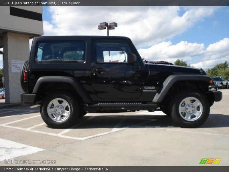Black / Black 2011 Jeep Wrangler Sport 4x4