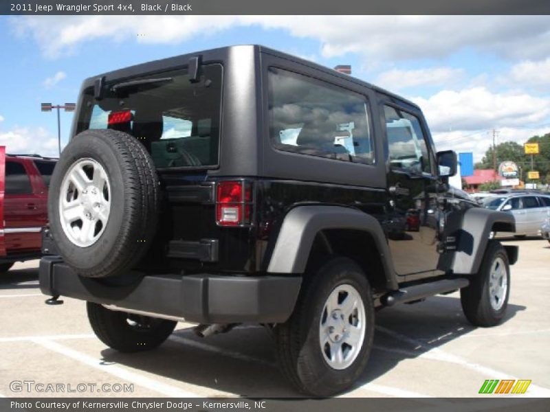Black / Black 2011 Jeep Wrangler Sport 4x4