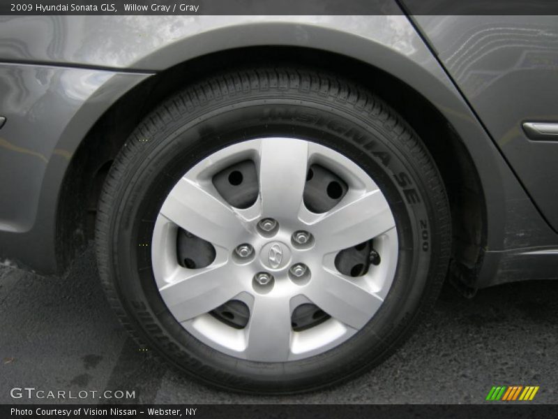 Willow Gray / Gray 2009 Hyundai Sonata GLS