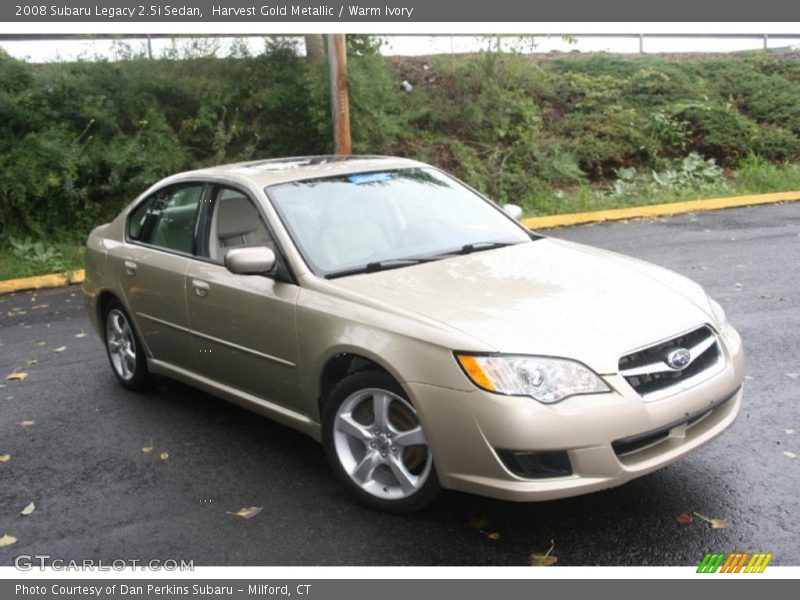 Harvest Gold Metallic / Warm Ivory 2008 Subaru Legacy 2.5i Sedan