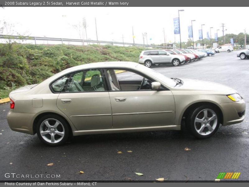 Harvest Gold Metallic / Warm Ivory 2008 Subaru Legacy 2.5i Sedan