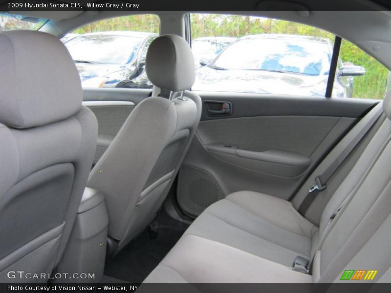 Willow Gray / Gray 2009 Hyundai Sonata GLS