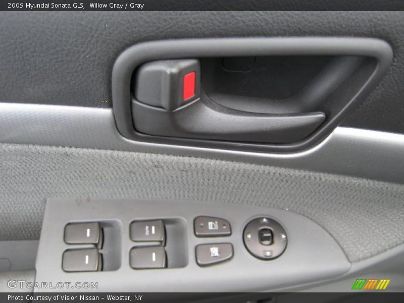 Willow Gray / Gray 2009 Hyundai Sonata GLS