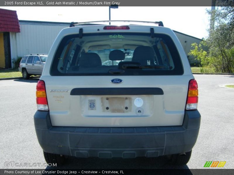 Gold Ash Metallic / Medium/Dark Flint Grey 2005 Ford Escape XLS