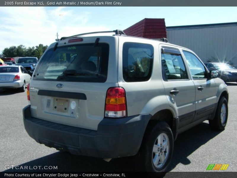 Gold Ash Metallic / Medium/Dark Flint Grey 2005 Ford Escape XLS
