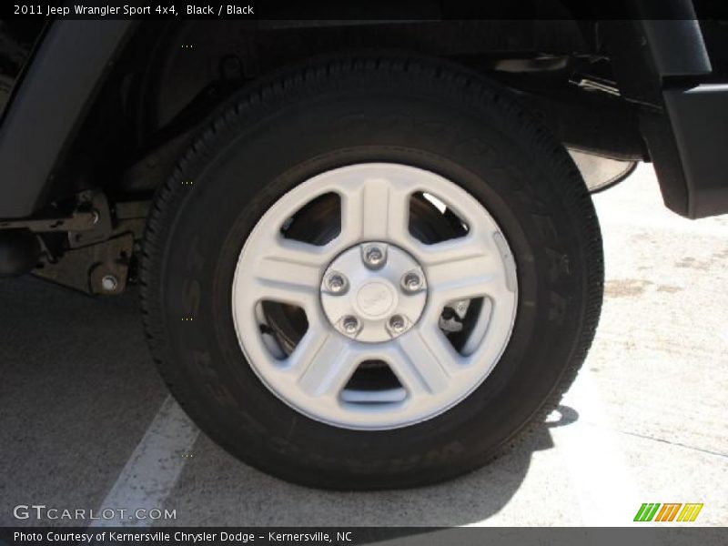 Black / Black 2011 Jeep Wrangler Sport 4x4