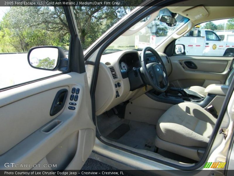 Gold Ash Metallic / Medium/Dark Flint Grey 2005 Ford Escape XLS