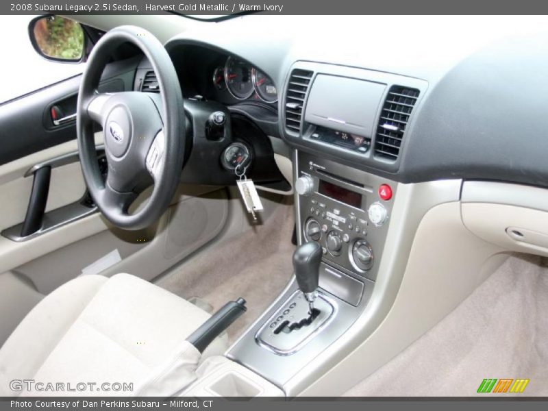 Harvest Gold Metallic / Warm Ivory 2008 Subaru Legacy 2.5i Sedan