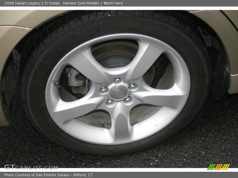 Harvest Gold Metallic / Warm Ivory 2008 Subaru Legacy 2.5i Sedan