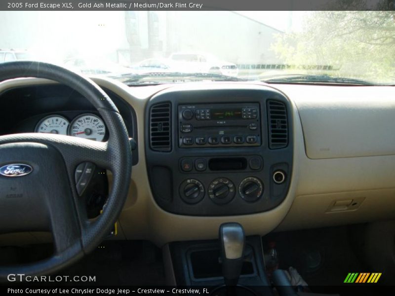 Gold Ash Metallic / Medium/Dark Flint Grey 2005 Ford Escape XLS
