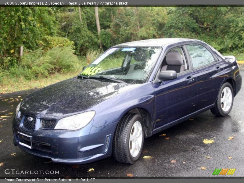 Regal Blue Pearl / Anthracite Black 2006 Subaru Impreza 2.5i Sedan