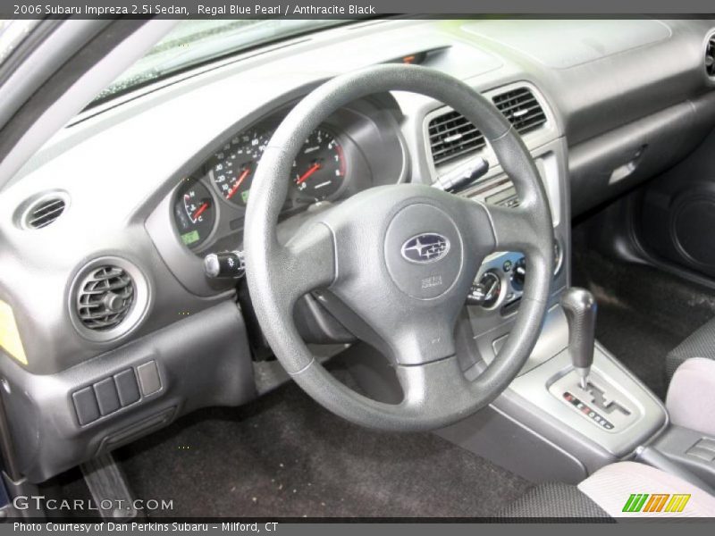 Regal Blue Pearl / Anthracite Black 2006 Subaru Impreza 2.5i Sedan