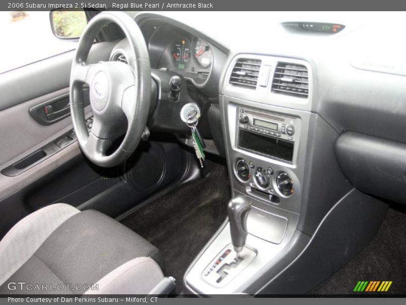 Regal Blue Pearl / Anthracite Black 2006 Subaru Impreza 2.5i Sedan