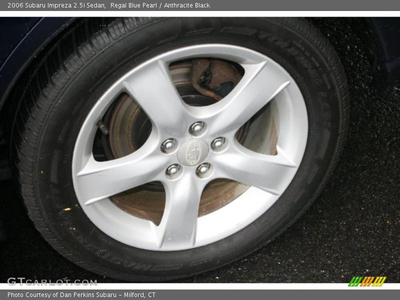 Regal Blue Pearl / Anthracite Black 2006 Subaru Impreza 2.5i Sedan