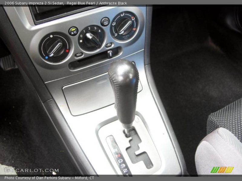 Regal Blue Pearl / Anthracite Black 2006 Subaru Impreza 2.5i Sedan