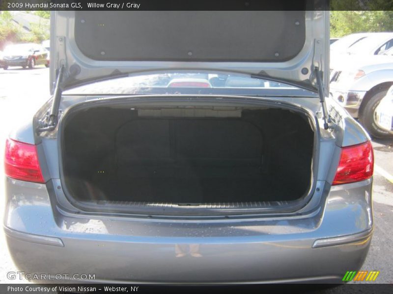 Willow Gray / Gray 2009 Hyundai Sonata GLS