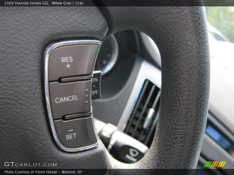 Willow Gray / Gray 2009 Hyundai Sonata GLS
