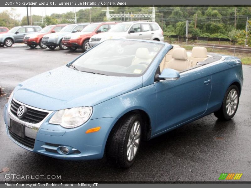 Eismeer Blue Metallic / Cornsilk Beige 2007 Volkswagen Eos 2.0T