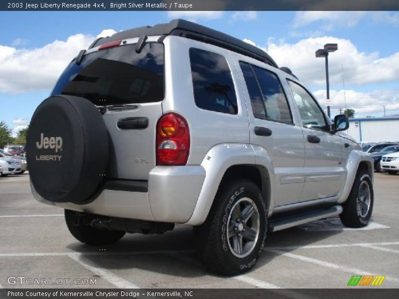 Bright Silver Metallic / Taupe 2003 Jeep Liberty Renegade 4x4