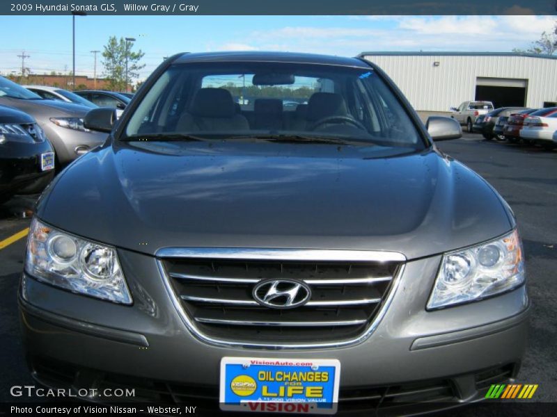 Willow Gray / Gray 2009 Hyundai Sonata GLS